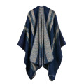 Blazer Poncho Bohème Cachemire Comme Cape Épais Chaud Étole Jetée Poncho Wrap Châle (SP227)